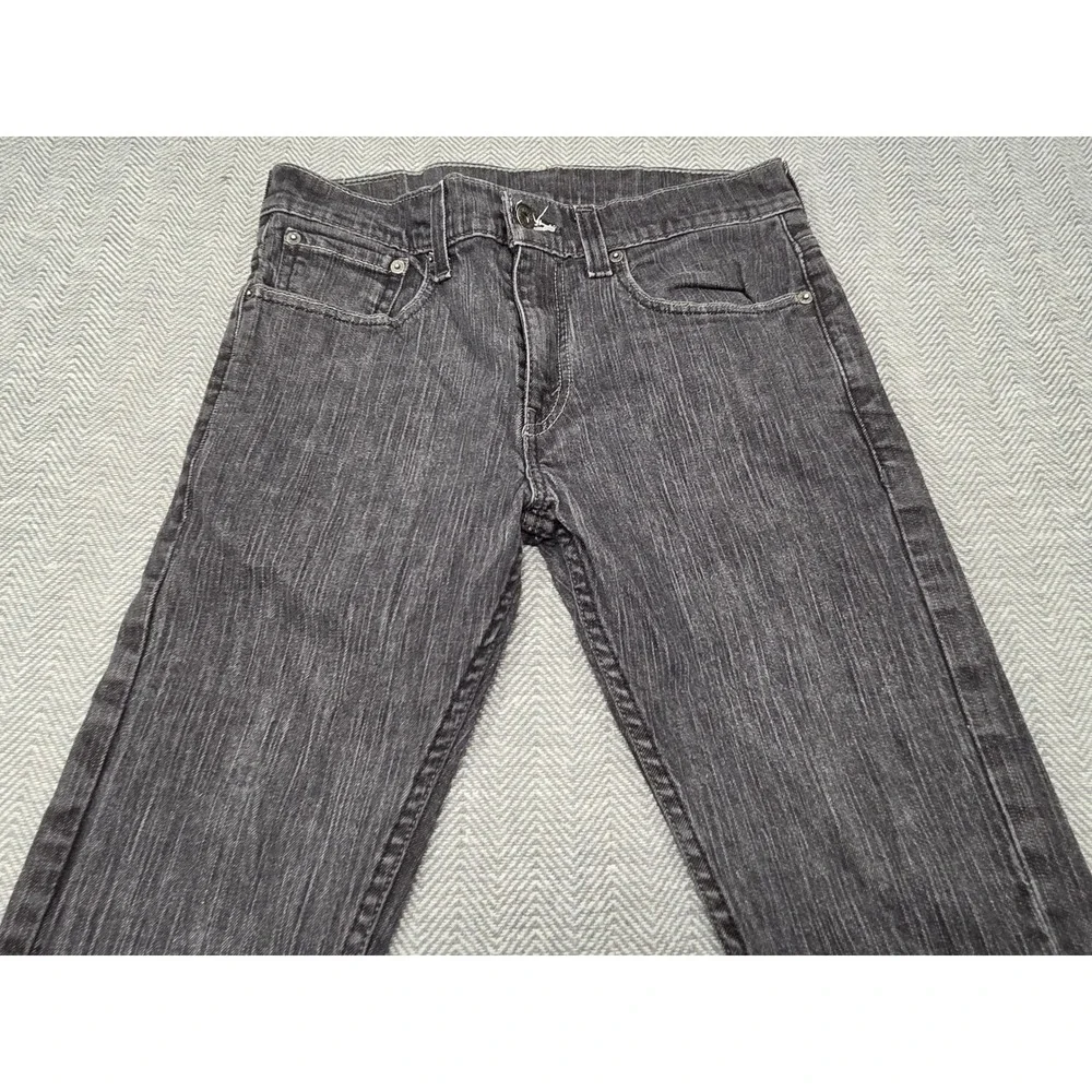 Levis‎ 511 Skinny Jeans Mens 32x34 Faded Black Dark Gray Denim Pants